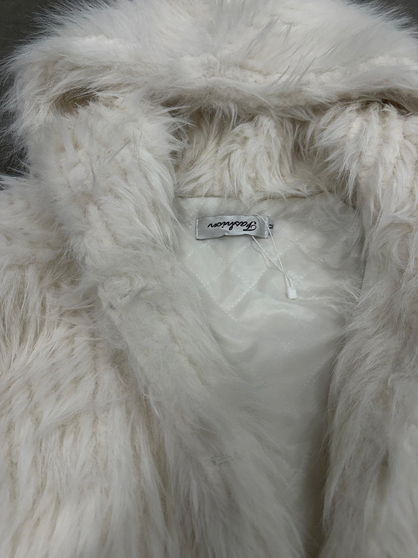 Vintage Y2K Big Faux Fur Hooded Coat [M]