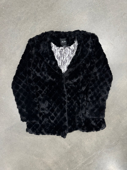 Vintage Y2K Faux Fur Me Jane Blazer [M]