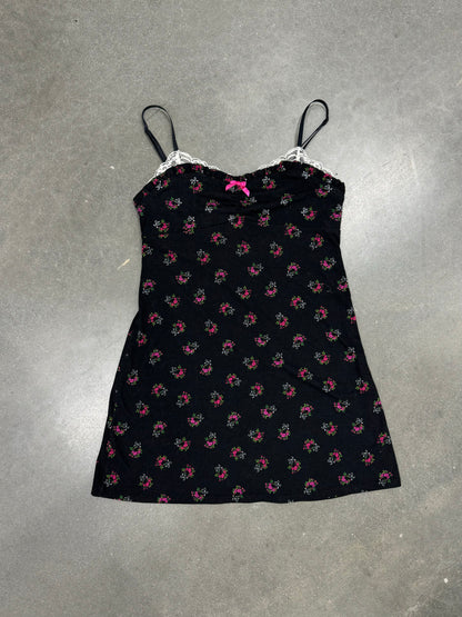 Vintage Y2K Betsey Johnson Bow Floral Camy Top [S]