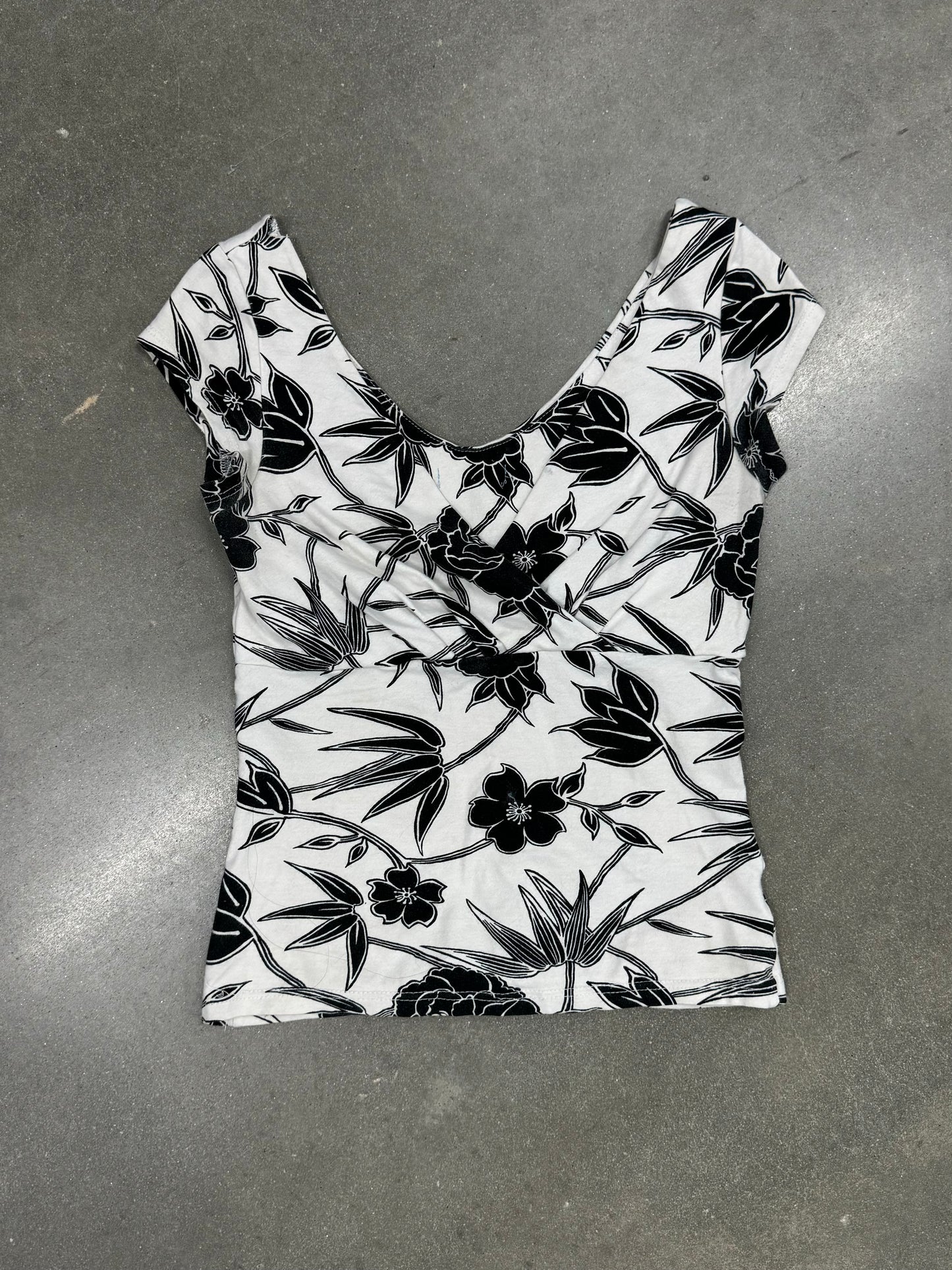 Vintage Y2K Floral Top [S/M]