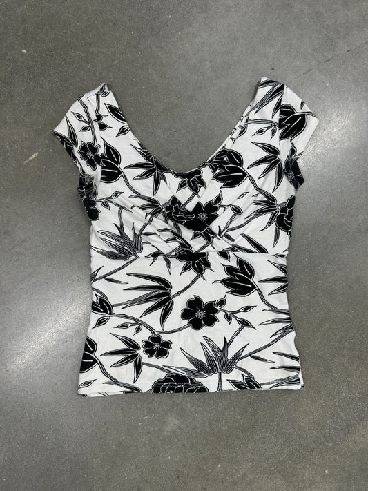 Vintage Y2K Floral Top [S/M]