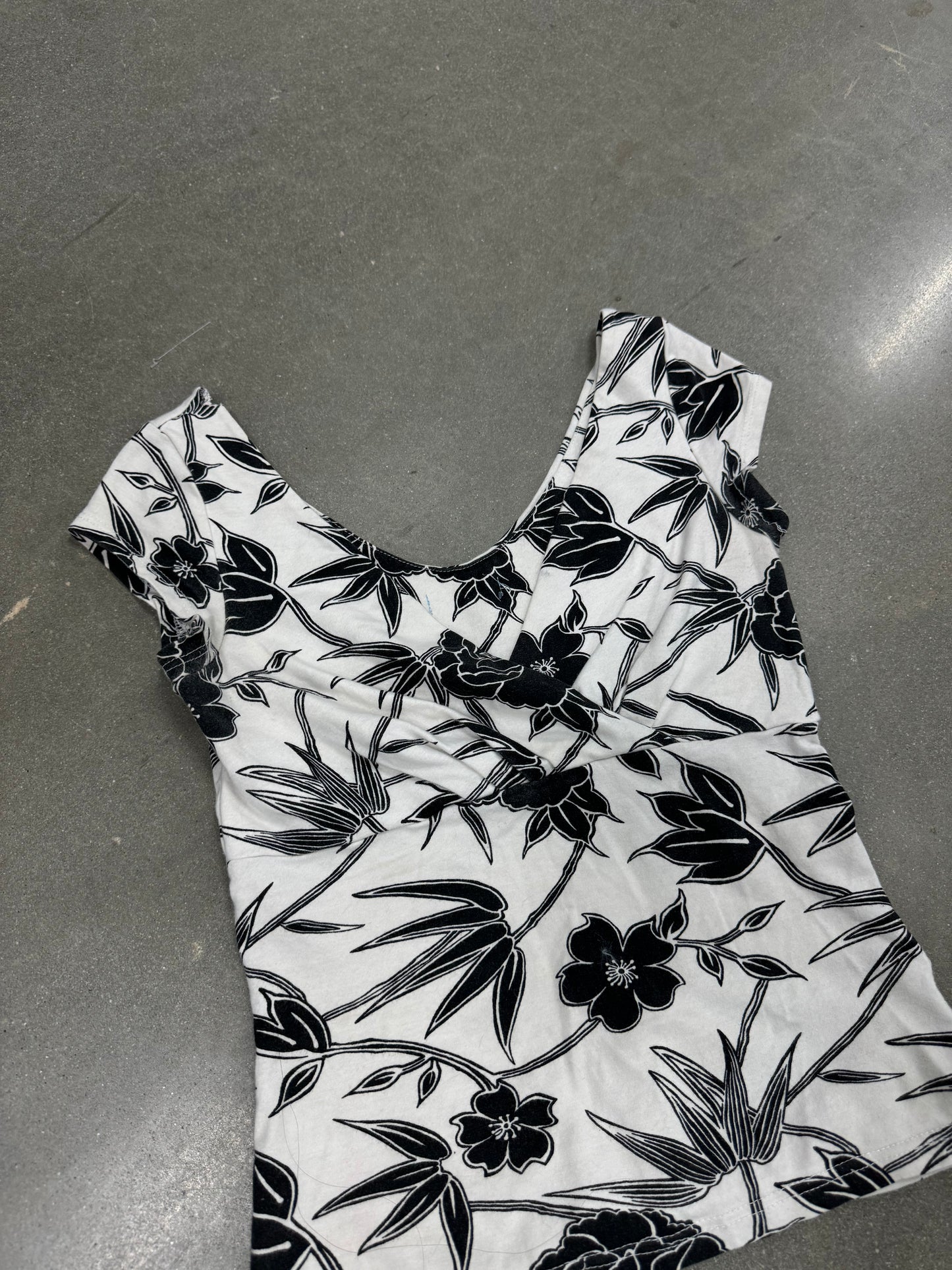 Vintage Y2K Floral Top [S/M]