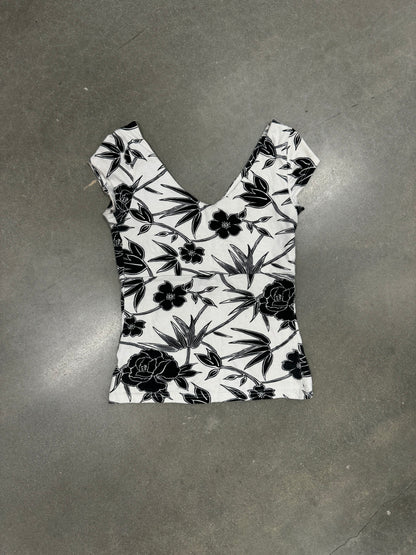 Vintage Y2K Floral Top [S/M]