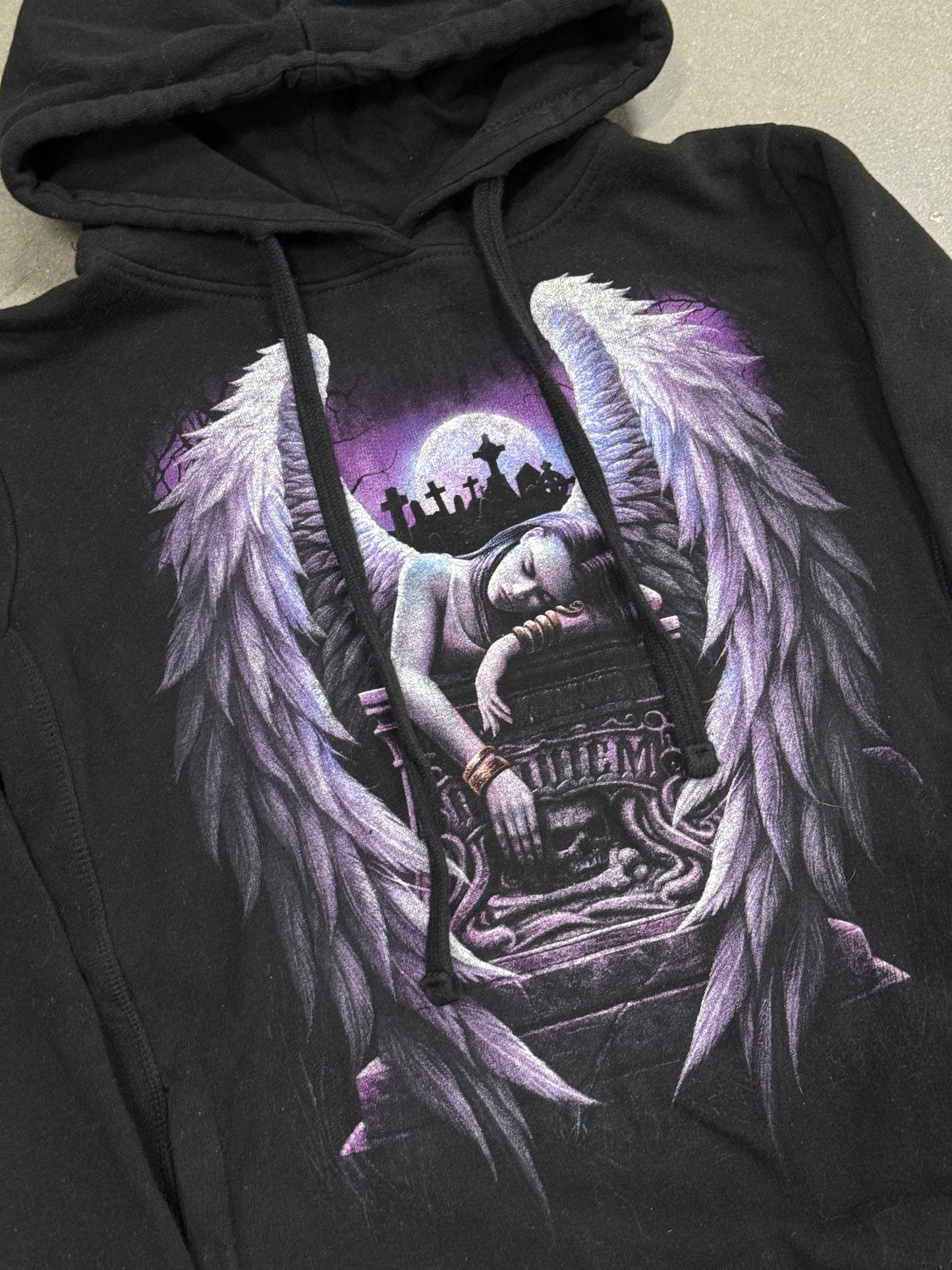 Vintage Y2K Fallen Angel Hoodie [M/L]