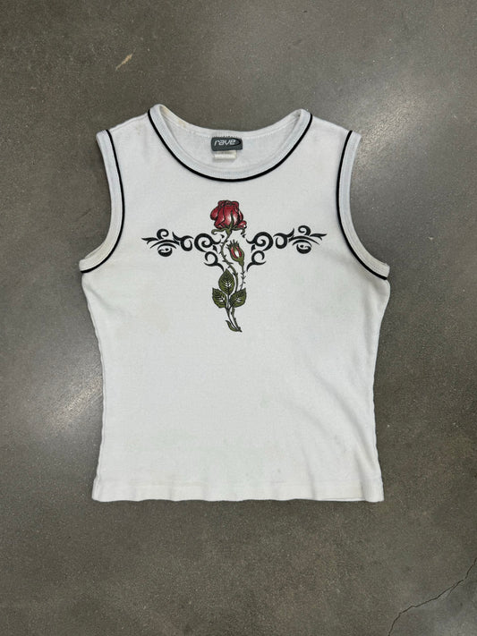 Vintage Y2K Rose Rave Tanktop [S]