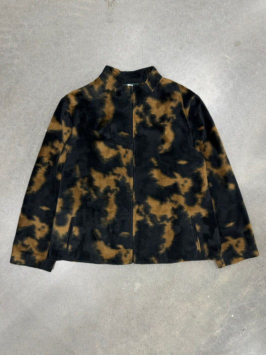 Vintage Y2K Cow Camo Suede Jacket [M]