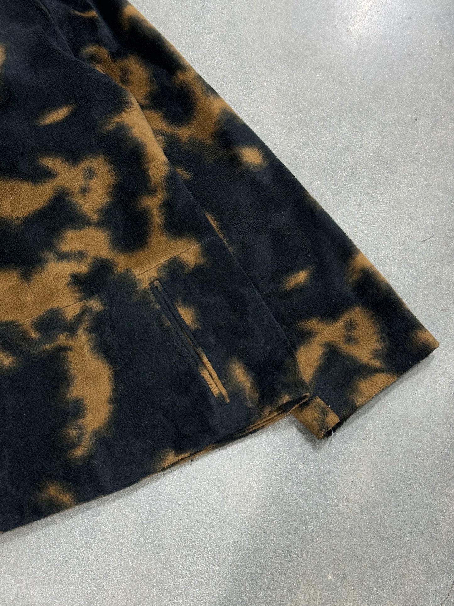 Vintage Y2K Cow Camo Suede Jacket [M]