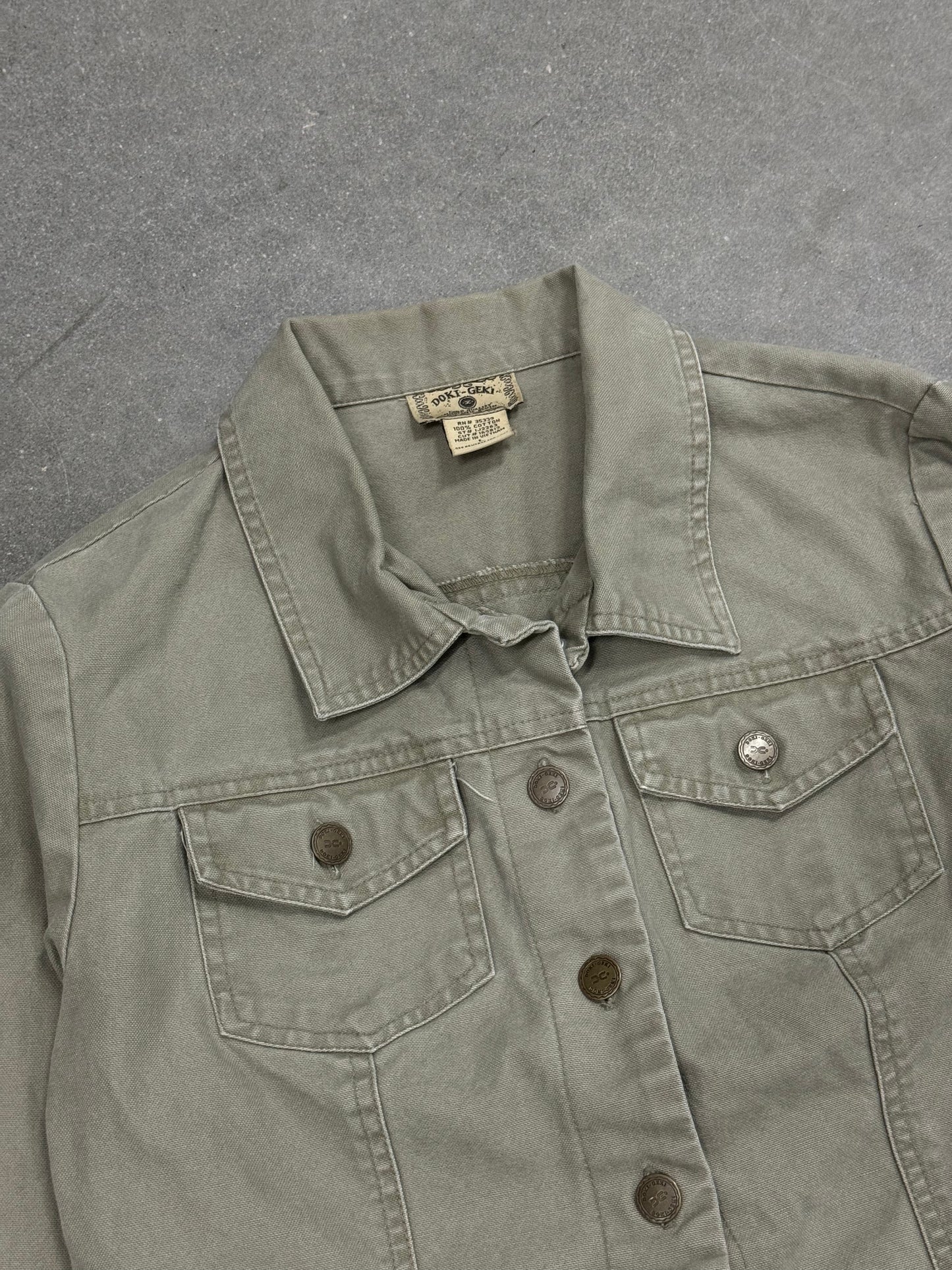 Vintage Y2K Military M-85 Style Jacket [L]