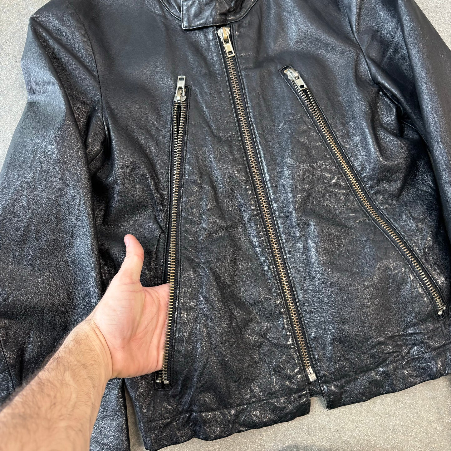 Vintage 1980s Leather Jacket [S]