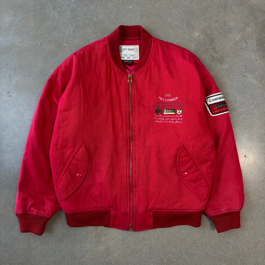 Vintage 1986 Racing Bomber Jacket [L/XL]