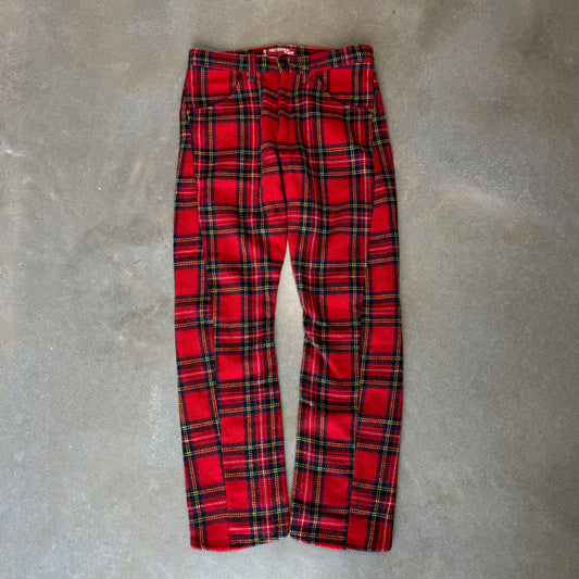 Levis x Comme Des Garcons x Junya Watanabe Man AD2012 Plaid Bottoms [33]