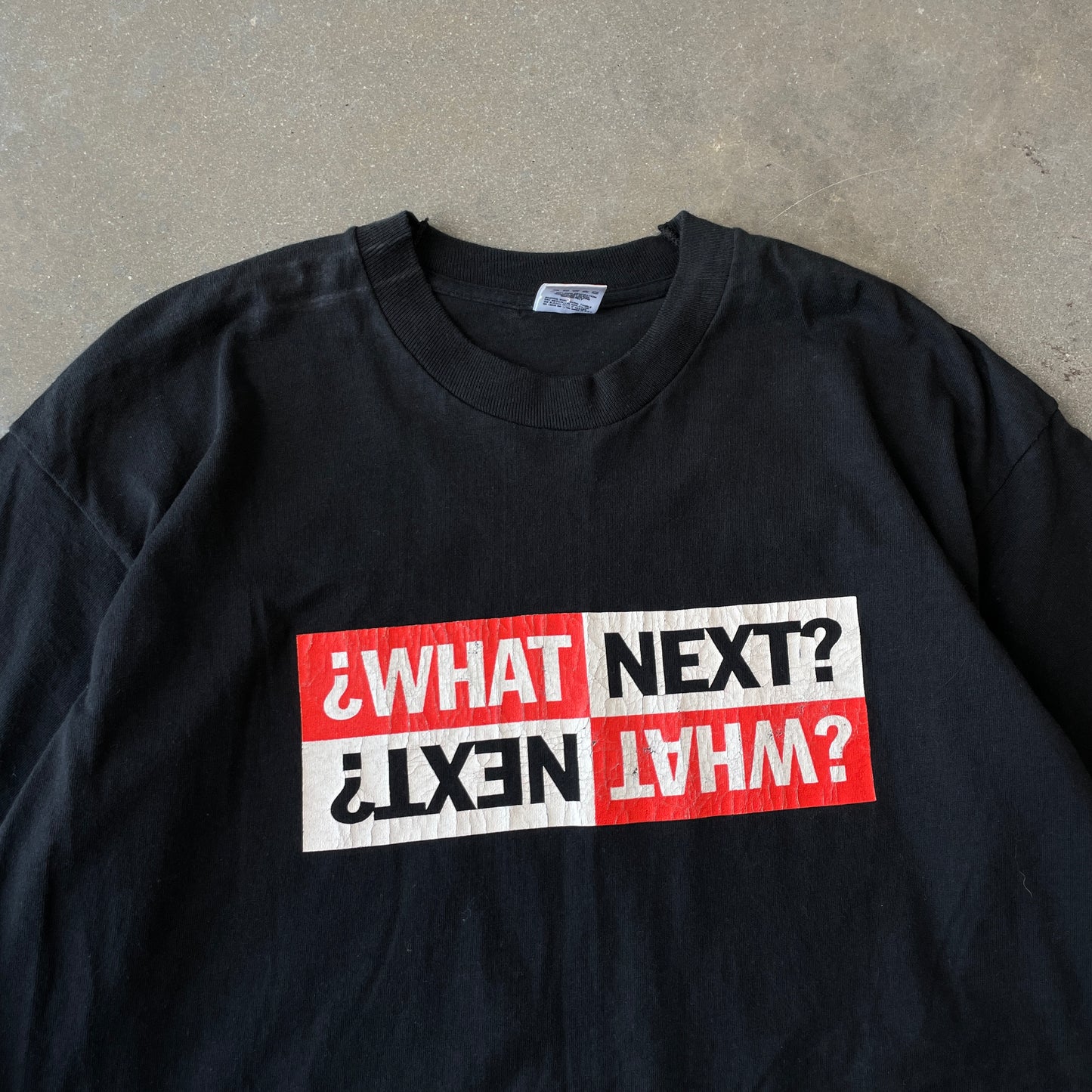 Y2K "What Next" T-Shirt [XL]