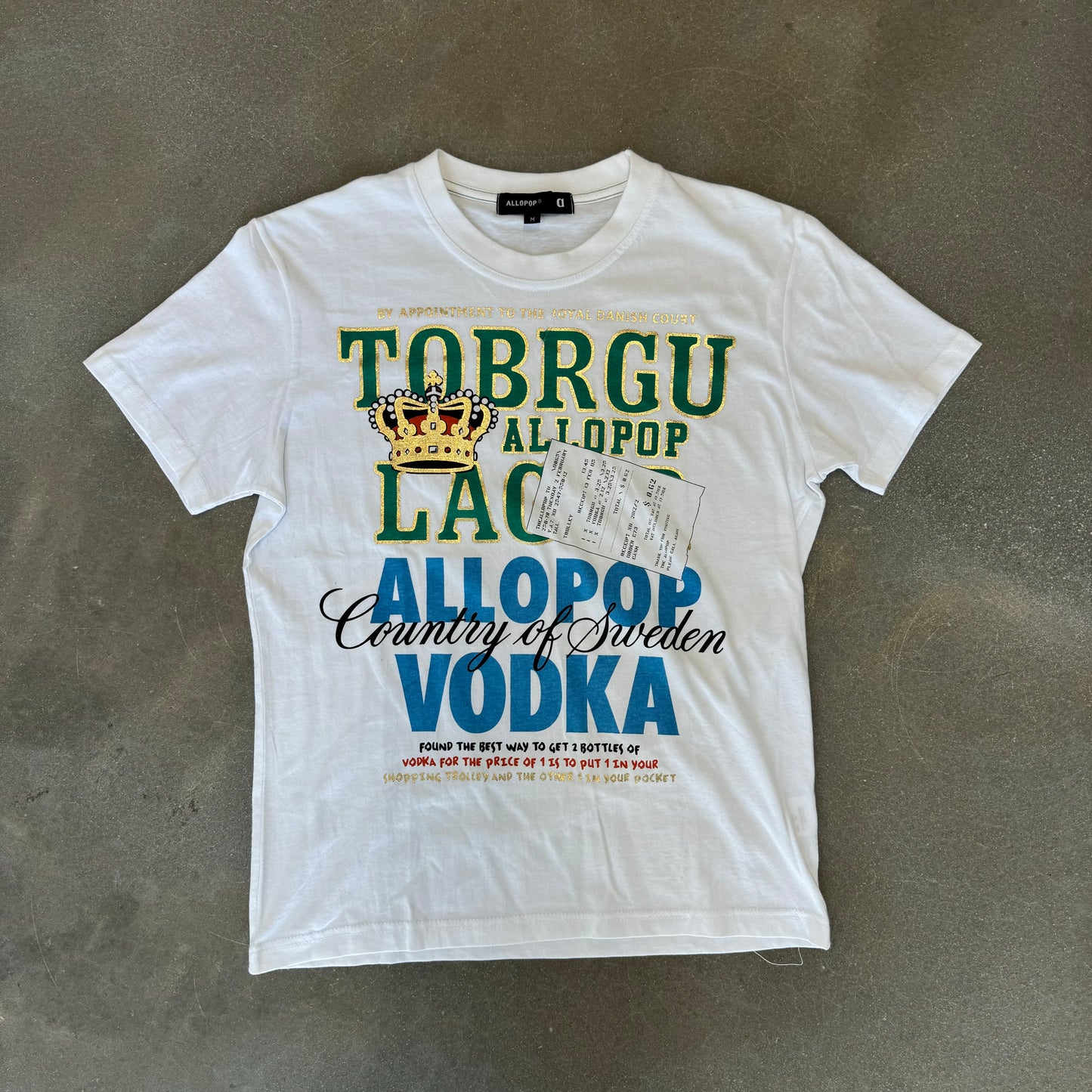 Funny Japanese English Vodka T-Shirt [M]