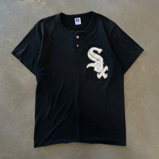 1990s White Sox #7 Henley Shirt [M]