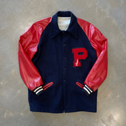 1980s Varsity Jacket/Trenchcoat [M]