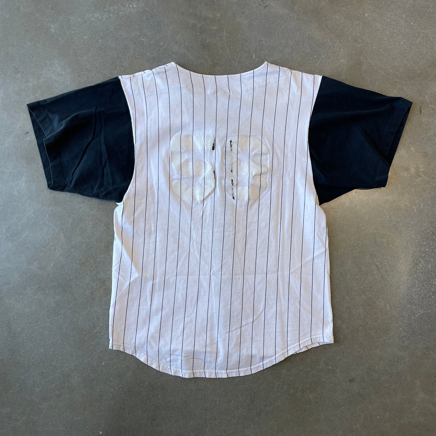 1990s Miller Button-Up Black Jersey [M]