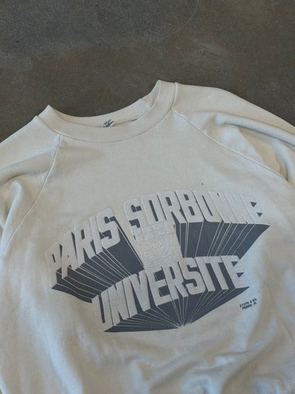 Vintage 1980s Paris Sorbonne Universite Crewneck [S/M]