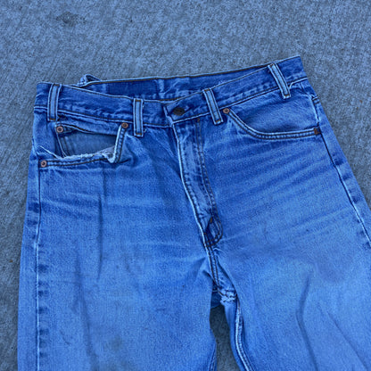 1980s Distressed Levis 505 Orange Tab [30x33]