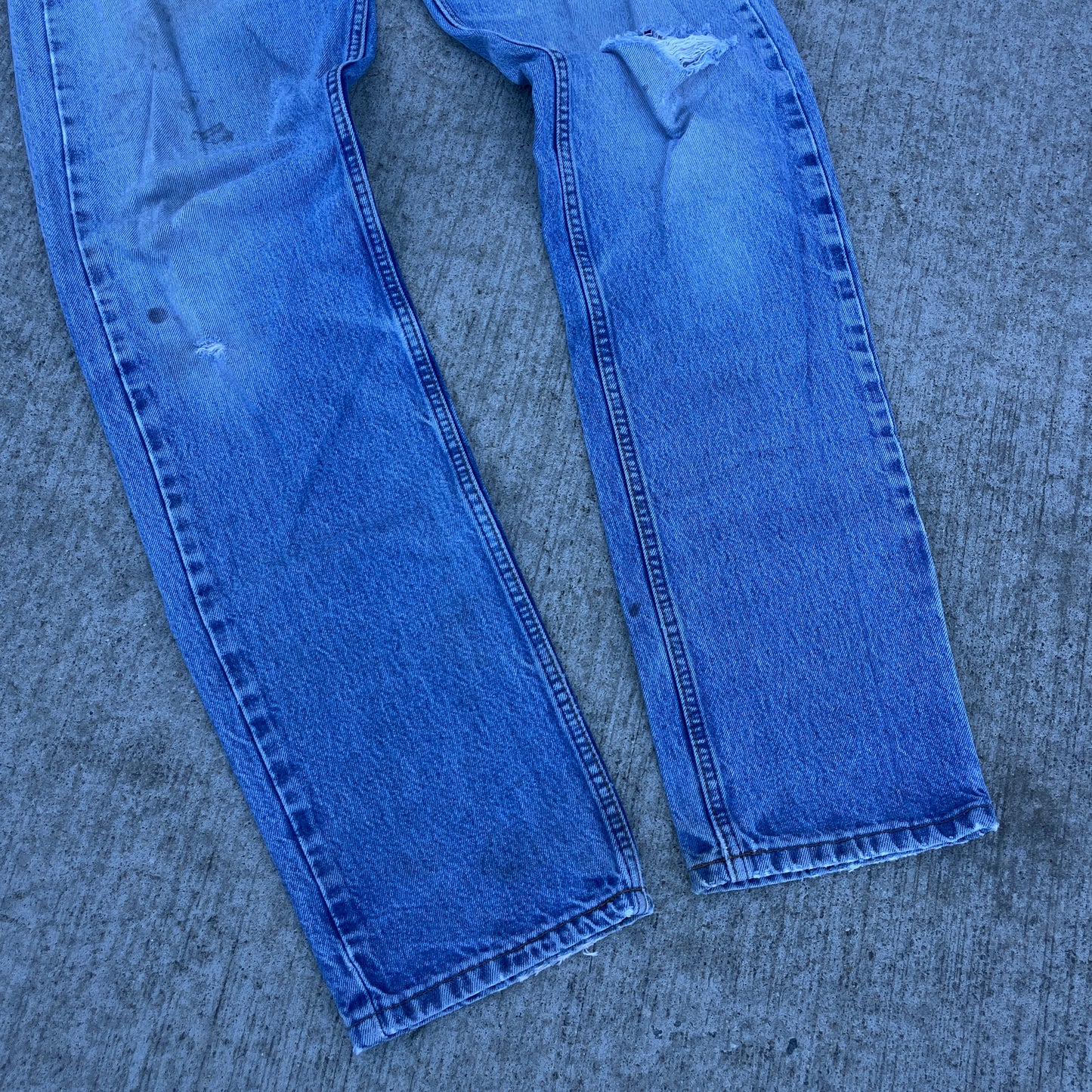 1980s Distressed Levis 505 Orange Tab [30x33]