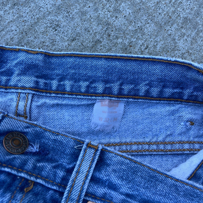 1980s Distressed Levis 505 Orange Tab [30x33]