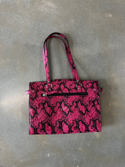 Vintage Y2K Pink Snakeskin Guess Purse [OS]