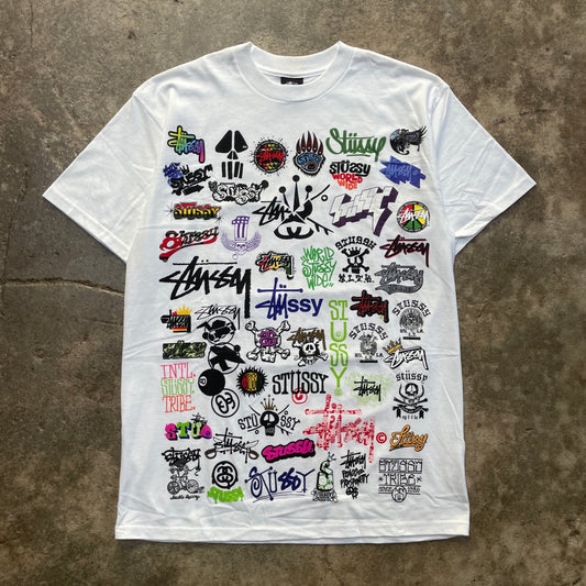 1990s Stussy All Over Print T-Shirt