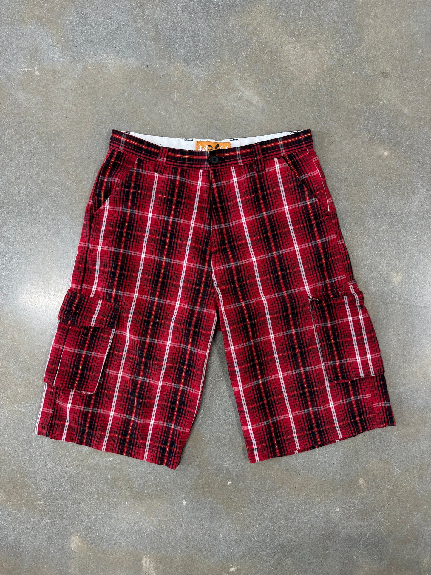 Vintage Y2K Plaid Raver Shorts [28]