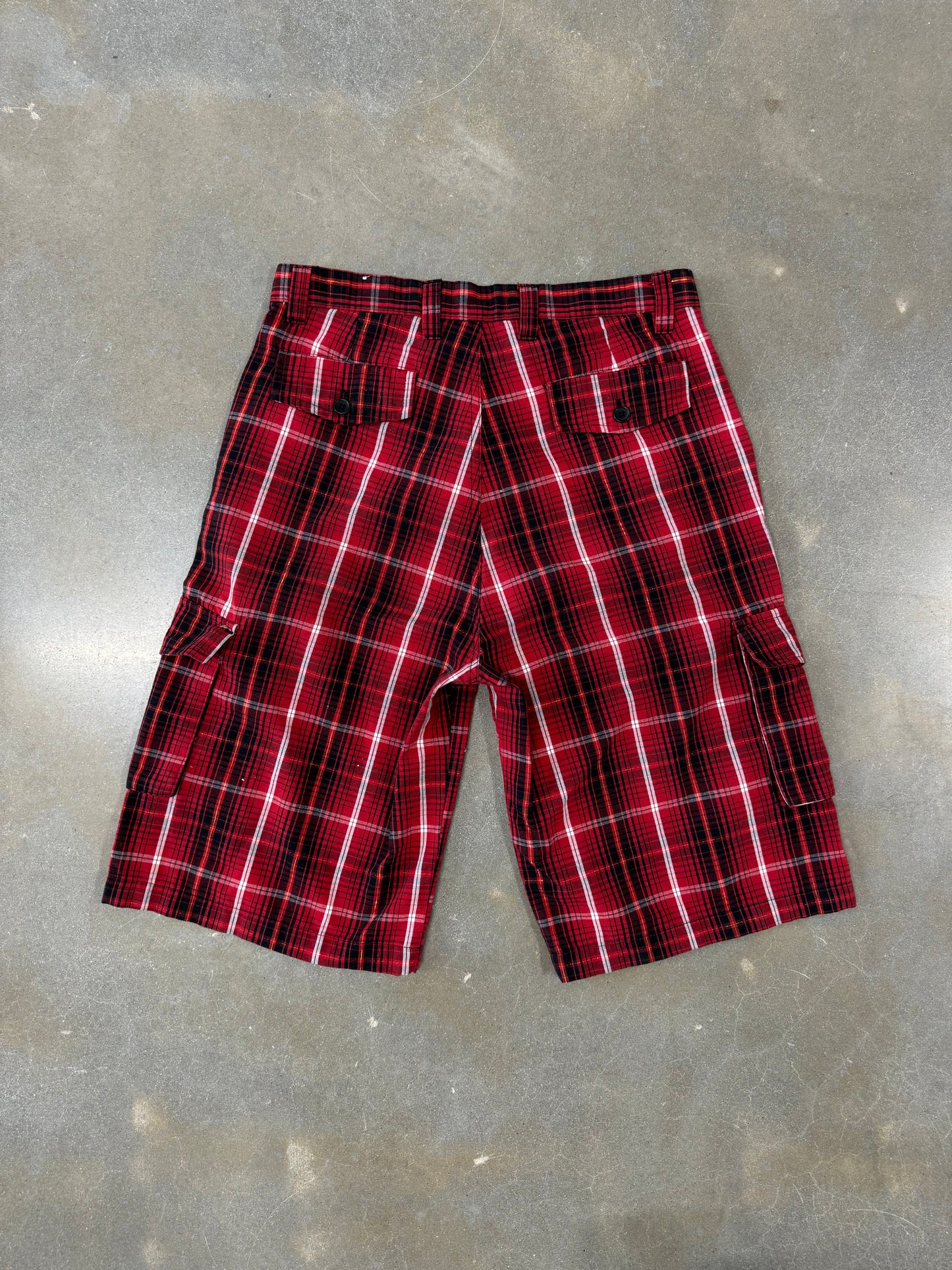 Vintage Y2K Plaid Raver Shorts [28]