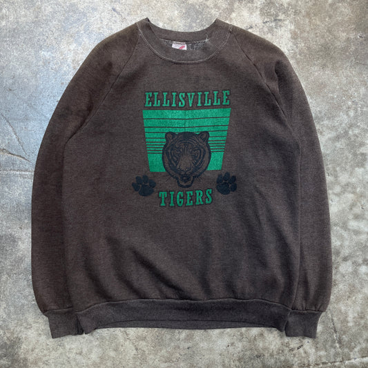 1990s Overdyed Ellisville Tigers Crewneck