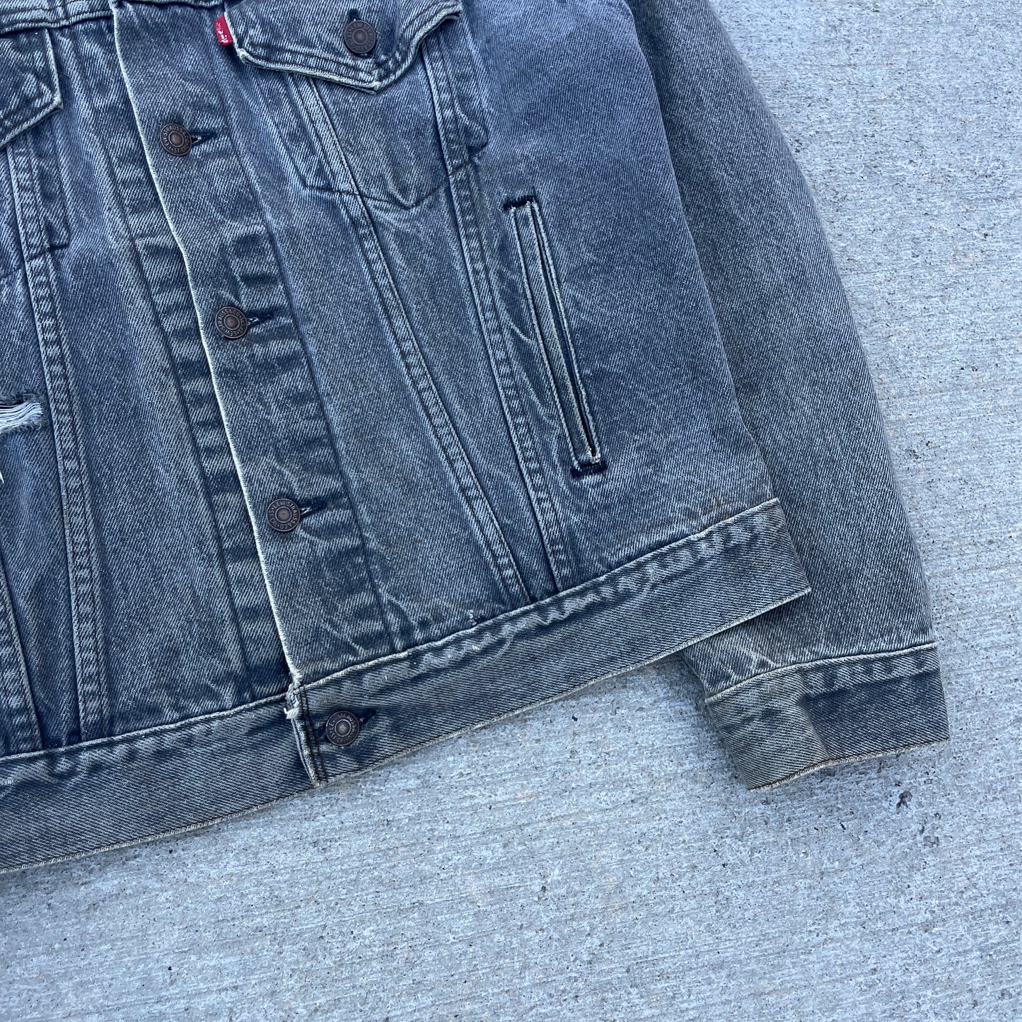 1980s Distressed Levis Trucker Jacket [L]