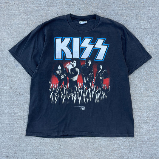 1989 Kiss Live Tour Band T-Shirt