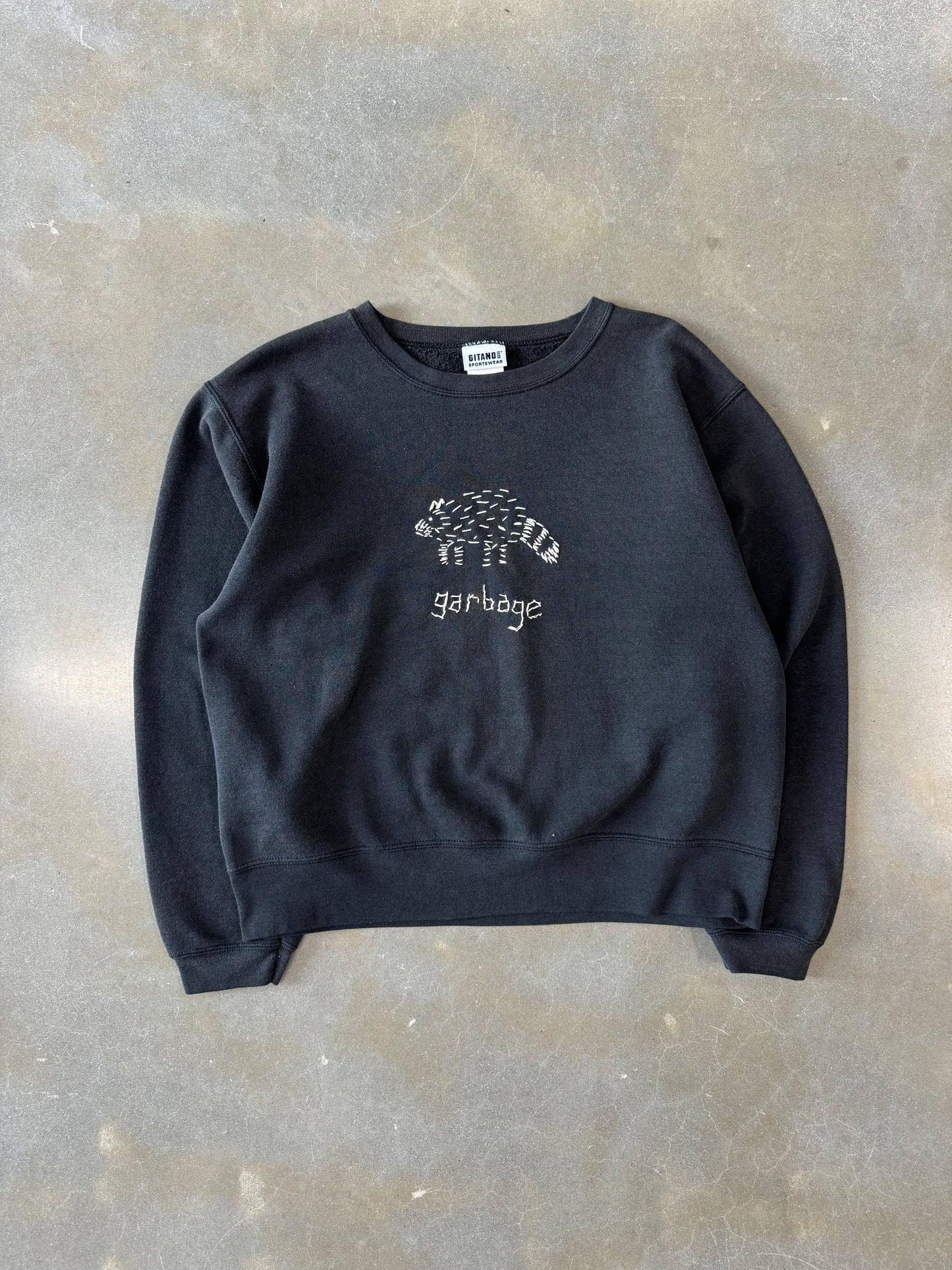 Vintage 1990s Garbage Cropped Crewneck [M]