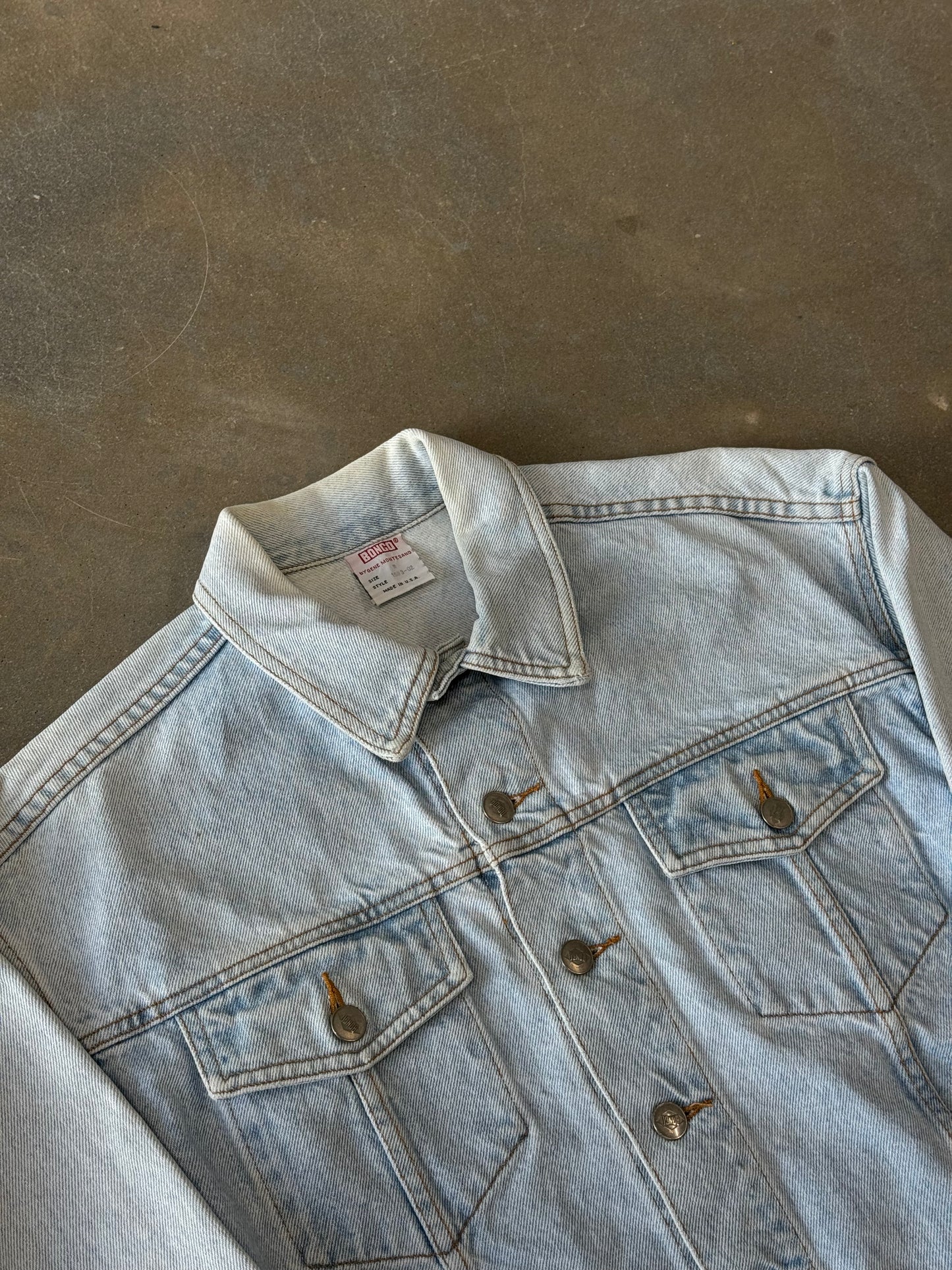 Vintage 1990s Bongo Cropped Denim Jacket [M]