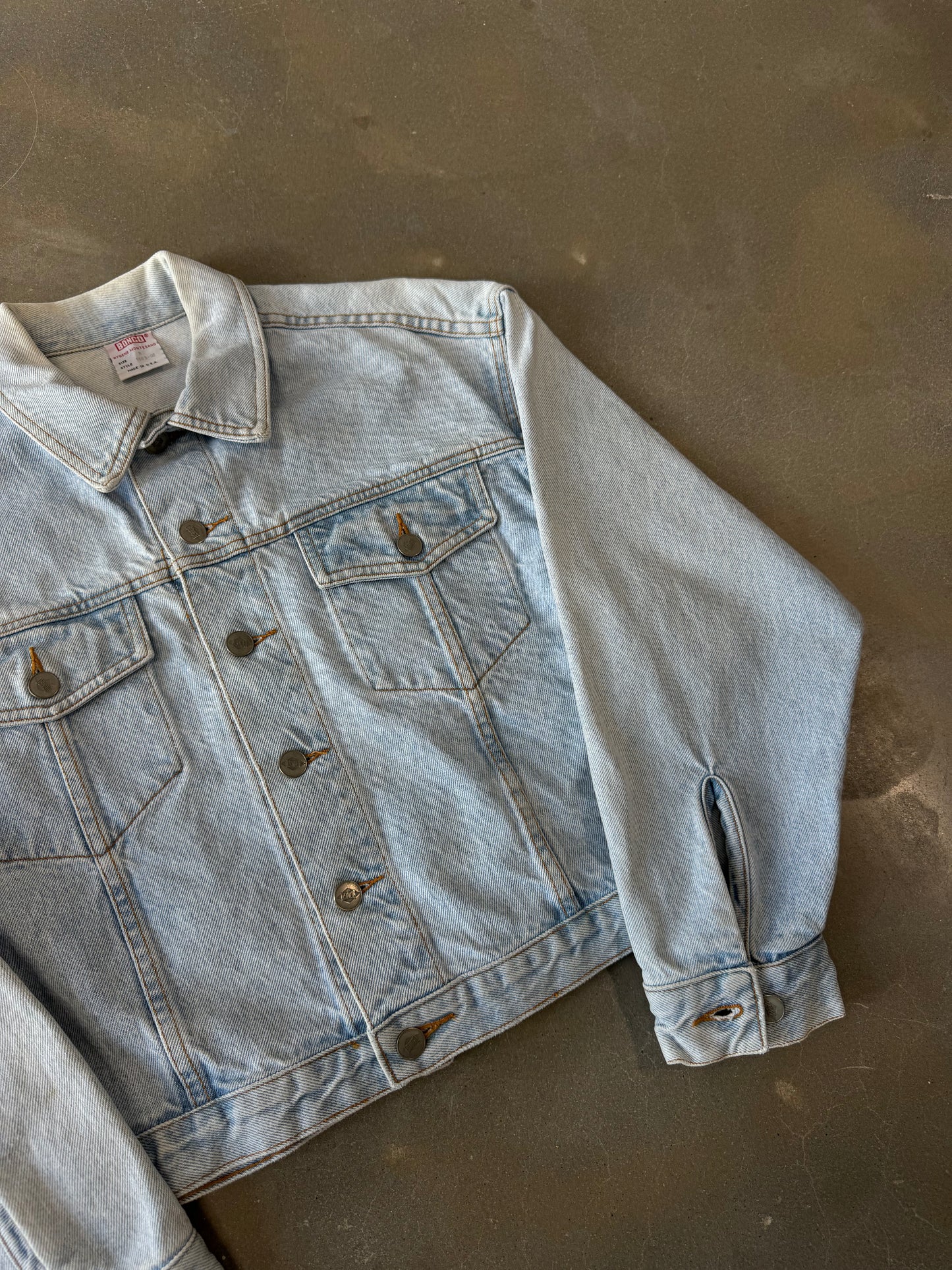 Vintage 1990s Bongo Cropped Denim Jacket [M]