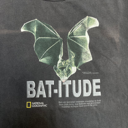 1990s Bat-itude National Geographic T-Shirt [L]