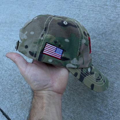 Y2K Military Afghanistan Camo Strapback Hat