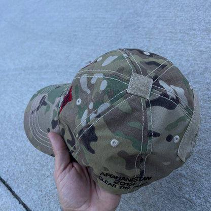 Y2K Military Afghanistan Camo Strapback Hat