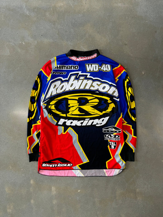 Vintage 1990s Aussie Motorcross Robinson Racing Team Issue LS Jersey [M]