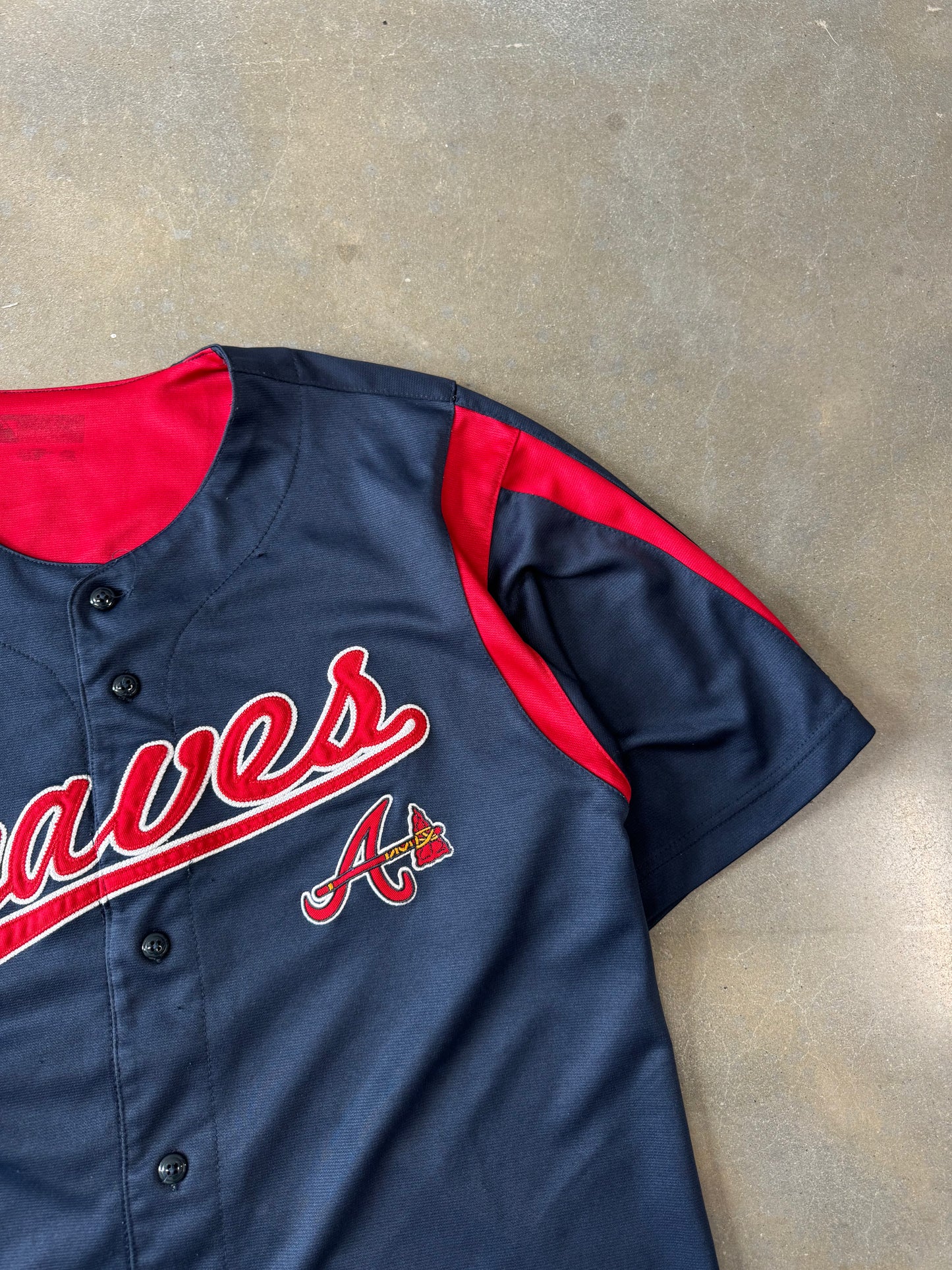 Vintage Y2K Braves Baseball Jersey [L/XL]