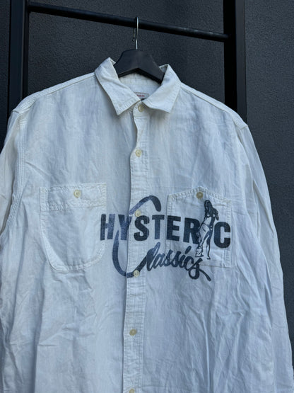 Hysteric Glamour Linen Button-Up Shirt [L]