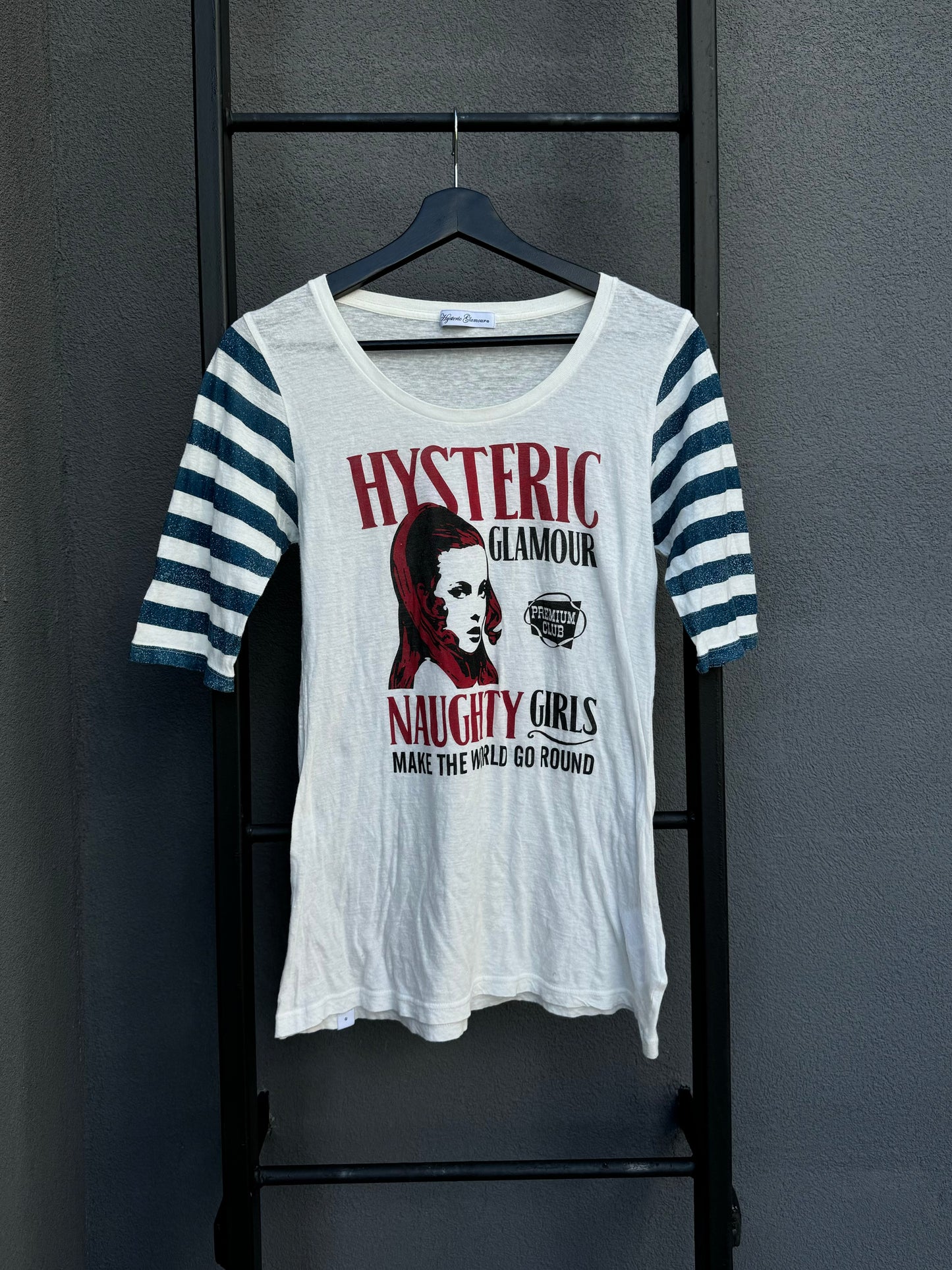 Hysteric Glamour "Naughty Girls Make The World Go Round" T-Shirt