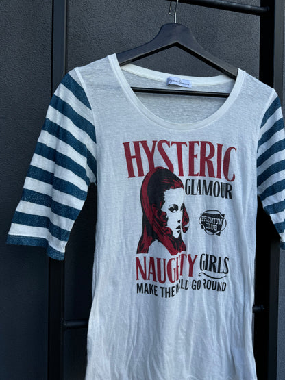 Hysteric Glamour "Naughty Girls Make The World Go Round" T-Shirt