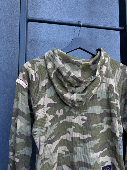 Japanese Brand I Love Daisy Camo Zip Up [M]