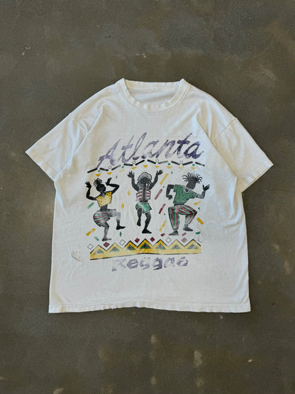 Vintage 1990s Atlanta We Be Jamin' Graphic T-Shirt [L/XL]