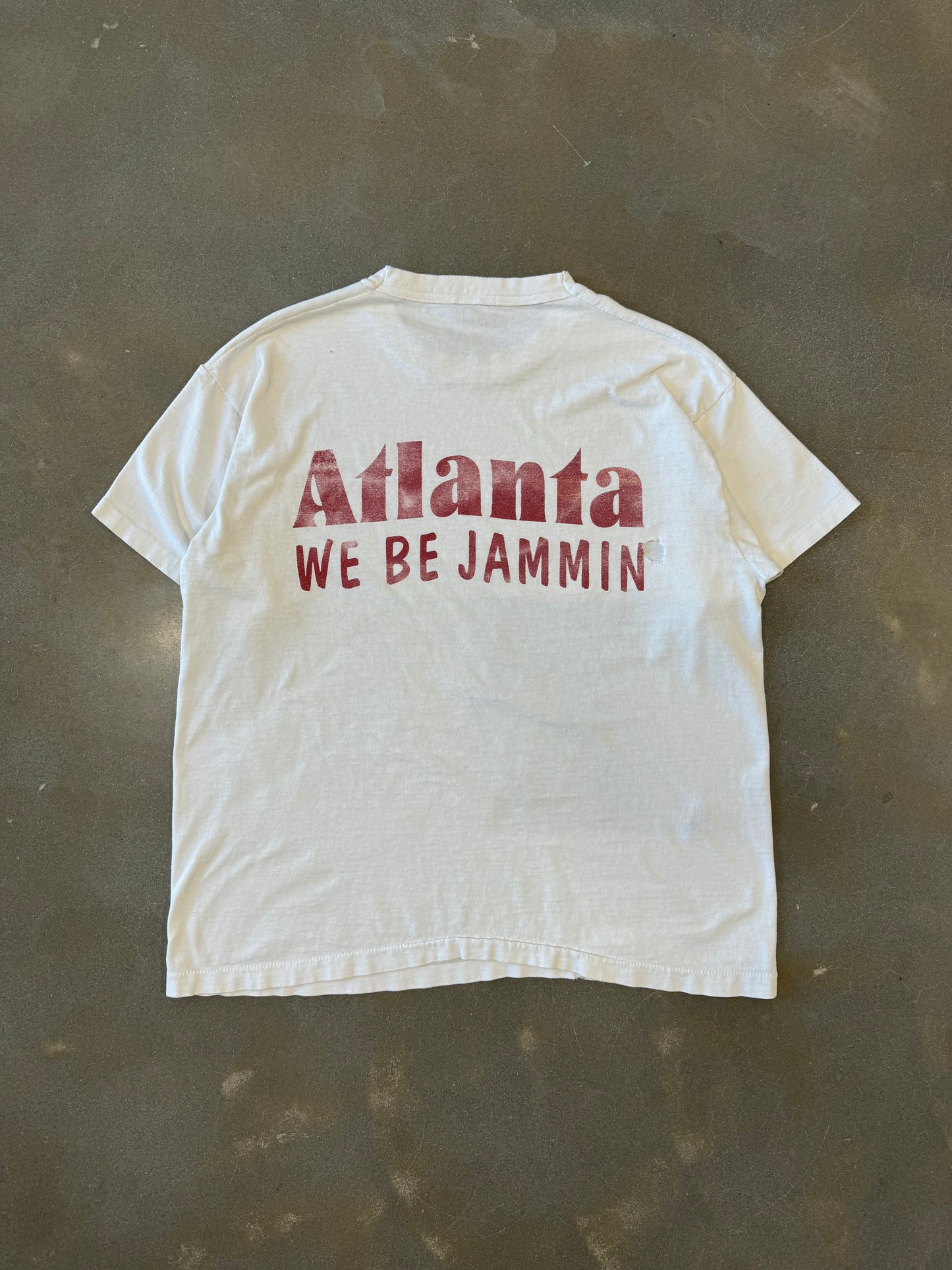 Vintage 1990s Atlanta We Be Jamin' Graphic T-Shirt [L/XL]