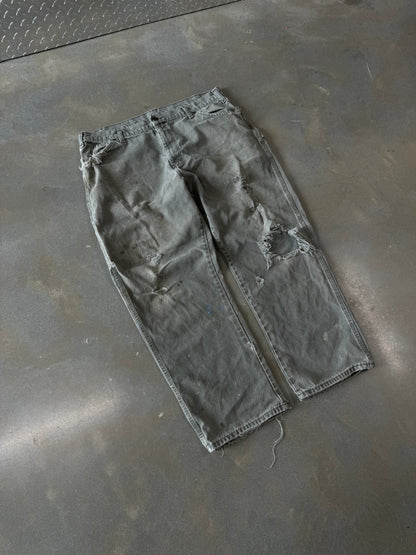 Vintage 1990s Thrashed Dickies Work Pants [38x30]