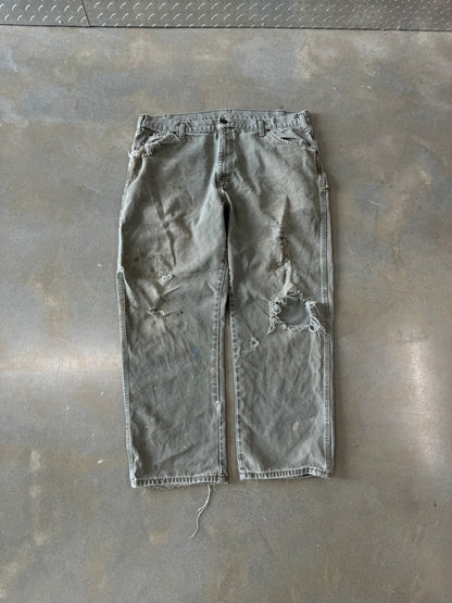 Vintage 1990s Thrashed Dickies Work Pants [38x30]