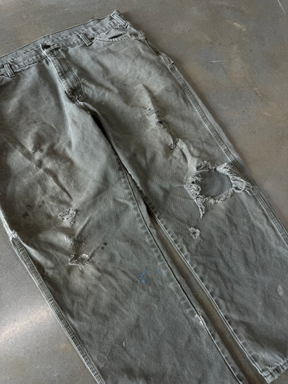 Vintage 1990s Thrashed Dickies Work Pants [38x30]